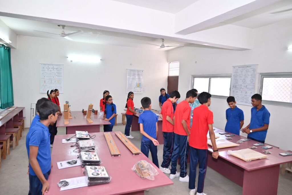 Students participating in co-curricular activities